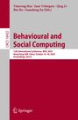 Behavioural and Social Computing, Buch