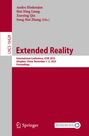 "Extended Reality" Konferenz, ICXR 2025, Qingdao, China. Herausgeber: Andre Hinkenjan u.a. Graue und rote Gestaltung.