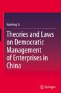 Buchtitel: "Theories and Laws on Democratic Management of Enterprises in China" von Haiming Li. Unten rechts: Springer-Logo. Roter Hintergrund.