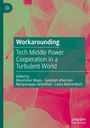 "Workarounding: Tech Middle Power Cooperation in a Turbulent World" in weißen Buchstaben vor buntem Hintergrund.