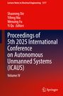 Text: "Proceedings of 5th 2025 International Conference on Autonomous Unmanned Systems (ICAUS) Volume IV."  
Gestaltung: Fachbuchcover in Rot und Blau.