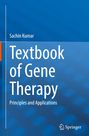 „Textbook of Gene Therapy: Principles and Applications“, Sachin Kumar. Blaues Cover mit einem Springer-Logo.