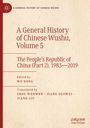 Titel: A General History of Chinese Wushu, Volume 5. Gestaltung mit rotem Text auf beigem Hintergrund.