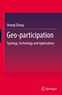 „Geo-participation: Typology, Technology and Applications“ von Shanqi Zhang. Roter Hintergrund mit Springer-Logo.