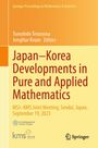 "Japan–Korea Developments in Pure and Applied Mathematics", MSJ–KMS Joint Meeting, Sendai, 19. September 2023.