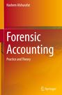 Text: "Hashem Alshurafat, Forensic Accounting, Practice and Theory." Hintergrund in Orange und Rot, Springer-Logo.