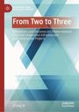 Titel: "From Two to Three". Untertitel über chinesische Projekte. Autor: Chang SU. Hintergrund: Blaue Dreiecke.