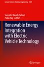 "Renewable Energy Integration with Electric Vehicle Technology", Herausgeber: Surender Reddy Salkuti und Papia Ray. Springer-Logo.
