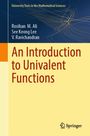 Titel: „An Introduction to Univalent Functions“ von Rosihan M. Ali, See Keong Lee, V. Ravichandran; Springer-Logo unten.