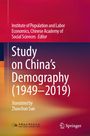 "Study on China's Demography (1949–2019)" steht in großer Schrift; darunter: "Translated by Zhaochun Sun". Verlegerlogos unten.