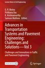 „Advances in Transportation Systems and Pavement Engineering: Volume 3“. Rotes und gelbes Design, Logos unten.