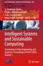 Titel: "Intelligent Systems and Sustainable Computing". Oben Fotos von Gebäuden und Satellitenschüsseln, Springer-Logo.