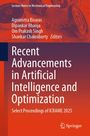 Text über Maschinenzeichnungen: "Recent Advancements in Artificial Intelligence and Optimization" von Springer.