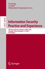 Information Security Practice and Experience, Buch