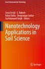 Nanotechnology Applications in Soil Science. Autoren: Sezai Ercişli, S. Rakesh und weitere. Rotes Design mit Wabenmuster.