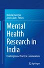 Titel: Mental Health Research in India. Ein blaues Cover mit Springer-Logo unten.