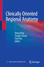 „Clinically Oriented Regional Anatomy“ von Qiang Ding, Yongjie Zhang, Chao Qin. Blaues Cover mit bunten Wellen.