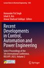 "Recent Developments in Control, Automation and Power Engineering" unten Logos von Amity University und Springer.