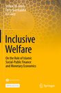 "Inclusive Welfare: On the Role of Islamic Social-Public Finance and Monetary Economics" auf gelbem Hintergrund mit Muster.