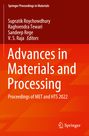 "Advances in Materials and Processing" ist groß geschrieben, darunter "Proceedings of MET and HTS 2022". Roter Hintergrund mit Springer-Logo.