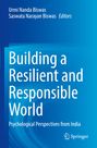 Text: "Building a Resilient and Responsible World: Psychological Perspectives from India". 
Blauer Hintergrund, Springer-Logo.