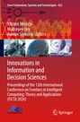 Titel: "Innovations in Information and Decision Sciences". Oben: 3 Fotos von technologischen Strukturen.