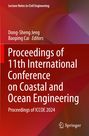 "Proceedings of 11th International Conference on Coastal and Ocean Engineering". Rotes geometrisches Design.