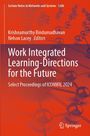 „Work Integrated Learning-Directions for the Future“, rote Molekülstruktur, Springer-Logo.