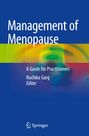„Management of Menopause: A Guide for Practitioners“ von Ruchika Garg. Farbige Wellen auf blauem Hintergrund. Springer-Logo unten.