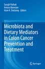Blaues Cover, Text: Buchtitel "Microbiota and Dietary Mediators in Colon Cancer Prevention and Treatment". Springer-Logo.
