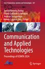 Text "Communication and Applied Technologies" in Weiß auf rotem Hintergrund. Logo von Springer unten rechts.