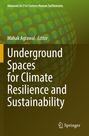 "Underground Spaces for Climate Resilience and Sustainability", oben grüne Kreise, unten Springer-Logo.
