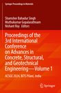 Titel: Proceedings of the 3rd International Conference on Advances. Rotes und oranges Design mit Springer-Logo.