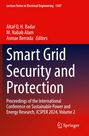 „Smart Grid Security and Protection“, Springer-Logo unten rechts, roter und dunkelblauer Hintergrund.