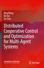 Titel: "Distributed Cooperative Control and Optimization for Multi-Agent Systems". Rotes und oranges abstraktes Design.