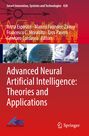 Text: "Advanced Neural Artificial Intelligence: Theories and Applications." 
Oben sind Fotos technischer Strukturen, darunter Antennen.