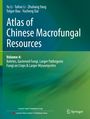„Atlas of Chinese Macrofungal Resources“, Autoren: Yu Li et al., Volume 4. Grüner Hintergrund mit Hellgrün und Dunkelgrün.