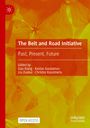 „The Belt and Road Initiative: Past, Present, Future“ von Gao Xiang et al., auf orangefarbenem Hintergrund mit Blumenmuster.