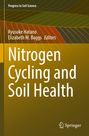 Titel: "Nitrogen Cycling and Soil Health". Herausgeber: Ryusuke Hatano, Elizabeth M. Baggs. Gelber Hintergrund mit Streifenmuster.