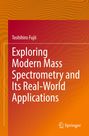 Text: "Toshihiro Fujii: Exploring Modern Mass Spectrometry and Its Real-World Applications." Wellenförmiges, orangenes Muster.