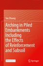 Titel: "Arching in Piled Embankments Including the Effects of Reinforcement and Subsoil". Rotes Muster, Springer-Logo.