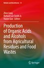 Buchtitel über Herstellung organischer Säuren/Alkohole aus Agrar- und Lebensmittelabfällen. Rotes Cover, Springer-Logo.