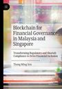 „Blockchain for Financial Governance in Malaysia and Singapore“ von Thong Ming Sen; modernes, verschwommenes Hintergrundbild.