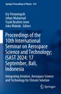 Titel: "Proceedings of the 10th International Seminar on Aerospace Science and Technology; ISAST 2024; 17 September, Bali, Indonesia". Oben eine Liste von Namen, darunter das Springer-Logo.