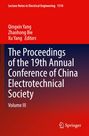 Titel: The Proceedings of the 19th Annual Conference of China Electrotechnical Society, Volume III. Roter und blauer Hintergrund.
