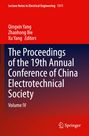 „The Proceedings of the 19th Annual Conference of China Electrotechnical Society, Volume IV.“ Roter Hintergrund, Springer-Logo.