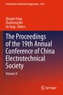 "The Proceedings of the 19th Annual Conference of China Electrotechnical Society, Volume V." Rotes und blaues Cover, Springer-Logo.