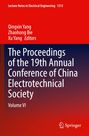 Buchtitel: "The Proceedings of the 19th Annual Conference of China Electrotechnical Society", Volume VI. Logo: Springer.