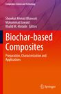 "Biochar-based Composites" steht groß in Weiß auf orangenem Hintergrund. Unten rechts ist ein weißes Springer-Logo.