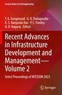 „Recent Advances in Infrastructure Development and Management—Volume 2“. Roter Hintergrund, Springer-Logo unten.